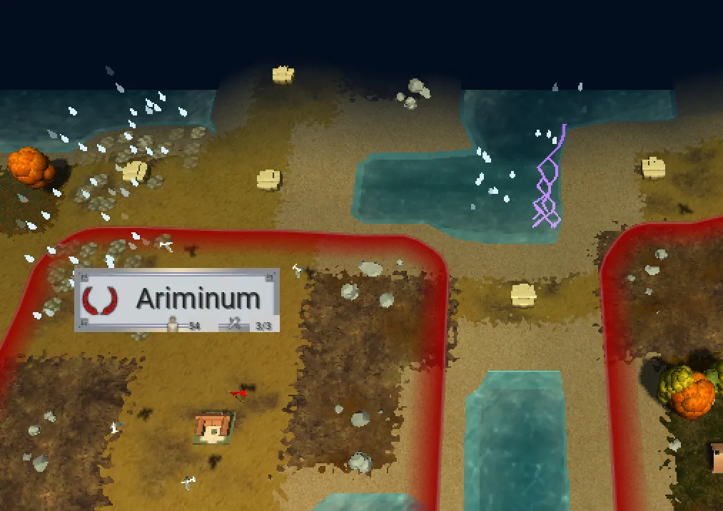 Storms and floods weather particle effects