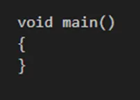 DepthPrePass fragment shader containing no code, since only depth information is needed