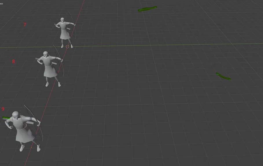 Config file marking specific frames as non-blending