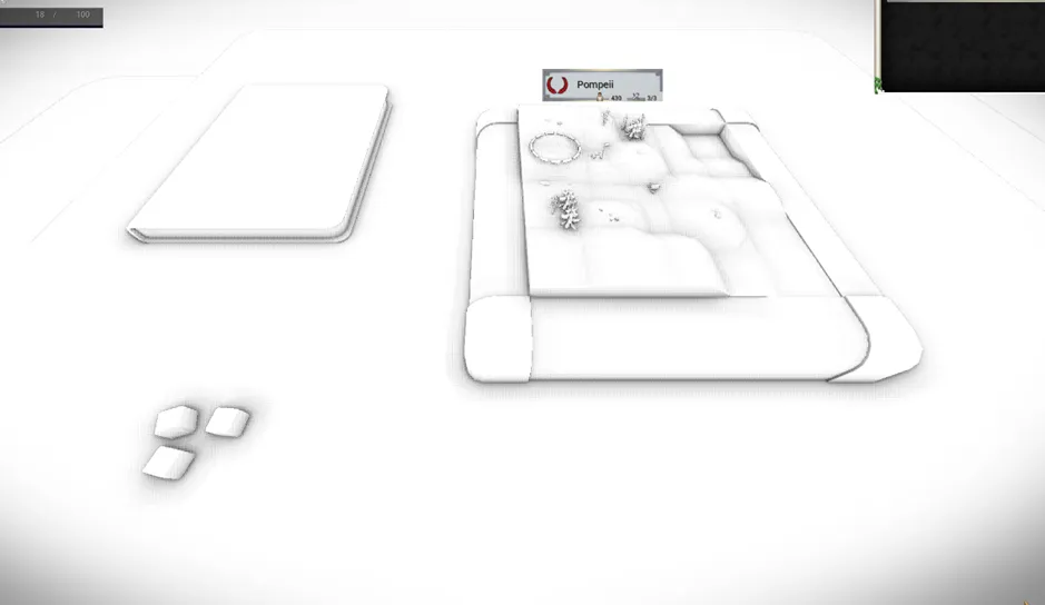 SSAO output at 20 samples combined with a 4x4 noise texture rotation, removing banding without extra samples
