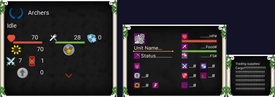 Unit Inspector, before and after concepts, shown side by side